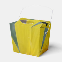 Gelbe Blume "Take Out Gunst Box" Geschenkschachtel