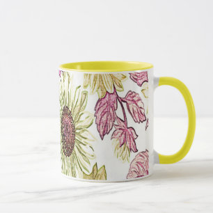 Gelbe Blume Tasse