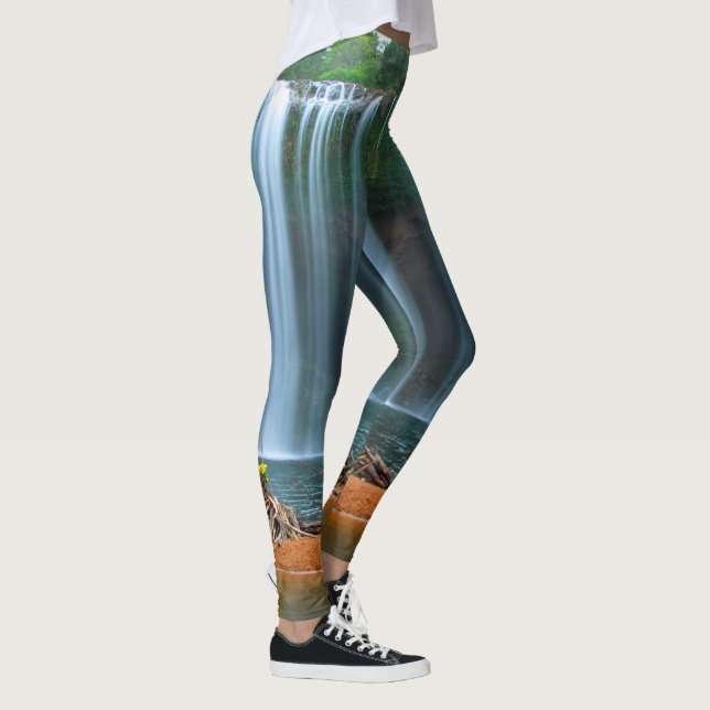 GELBE BLUME WATERFALL LEGGINGS (Rechts)