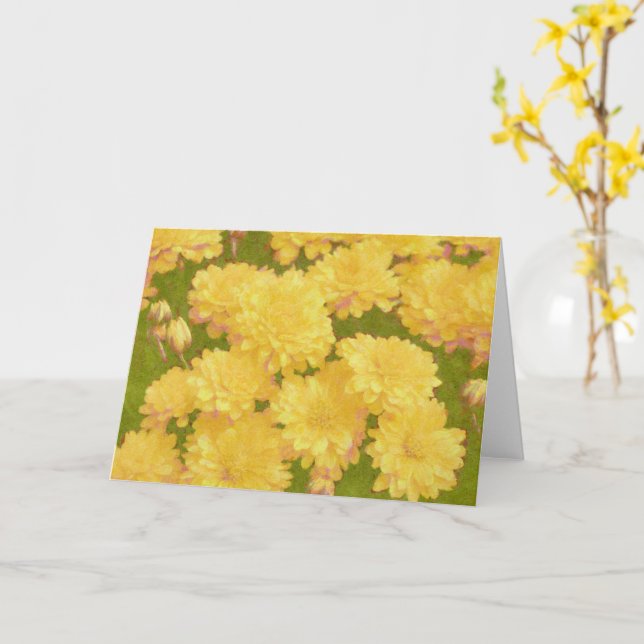 Gelbe Blumen Art Note Card Karte (Gelbe Blume)