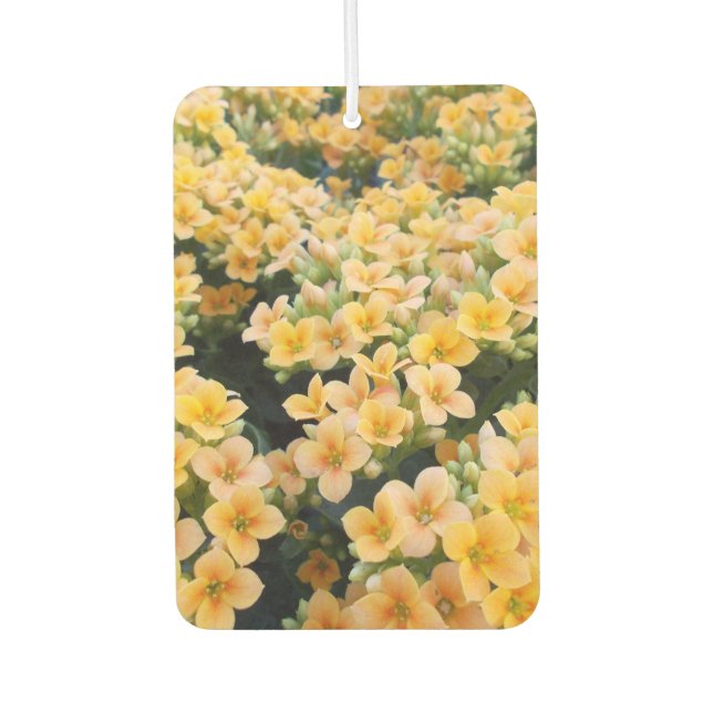 Gelbe Blumen Autolufterfrischer (Vorderseite)