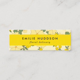 Gelbe Blumen, Blumen, Florist, Blume Shop Mini Visitenkarte