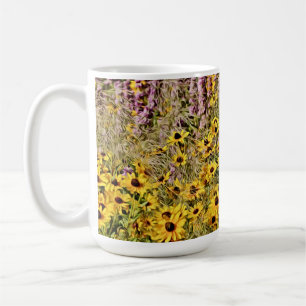 Gelbe Blumen Blumenbecher Tasse Cup