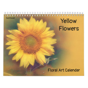 Gelbe Blumen Blumenkalender Kalender
