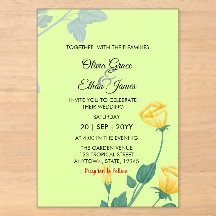 Gelbe Blumen Florales Design