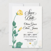 Gelbe Blumen Florales Design