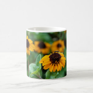 Gelbe Blumen Foto Tasse