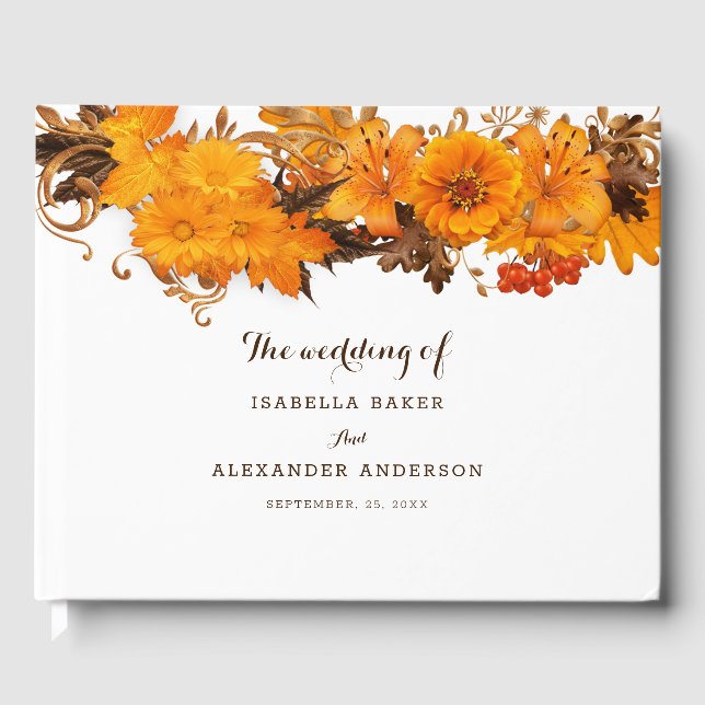 Gelbe Blumen Gästebuch (Vorderseite)