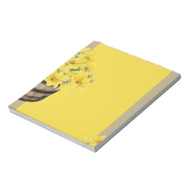 Gelbe Blumen im Taskleistensymbol Notizblock