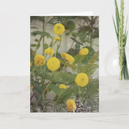 Gelbe Blumen, Muttertag Karte