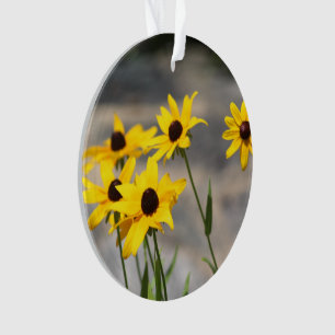 Gelbe Blumen Ornament