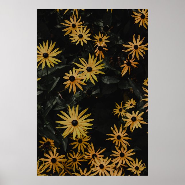GELBE BLUMEN POSTER (Vorne)