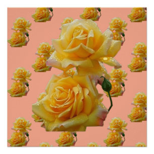 Gelbe Blumen Poster