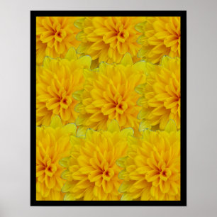 Gelbe Blumen Poster