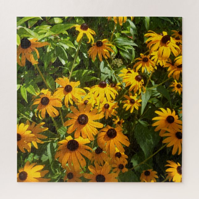 Gelbe Blumen Puzzle (Vertikal)