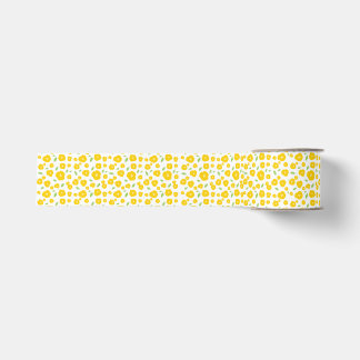 Gelbe Blumen Ripsband