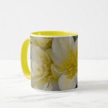 Gelbe Blumen Tasse Cup