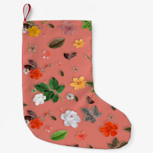 Gelbe Blumen und weiße Rosen 19 Kleiner Weihnachtsstrumpf