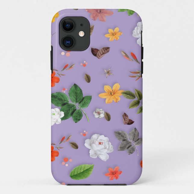 Gelbe Blumen und weiße Rosen 21 Case-Mate iPhone Hülle (Rückseite)