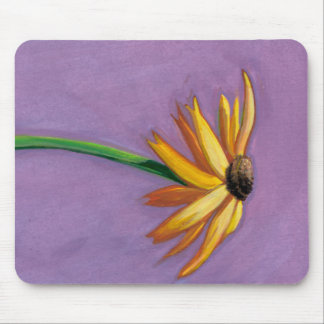 Gelbe Blumenkunst schöne Gaillardiamalerei Mousepad