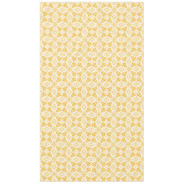 Gelbe Blüte Elegantes Muster Chic Modernes Ostern Tischdecke