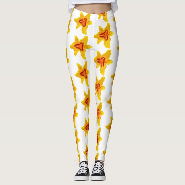 Gelbe Blüten aus Kanada Leggings (Vorderseite)