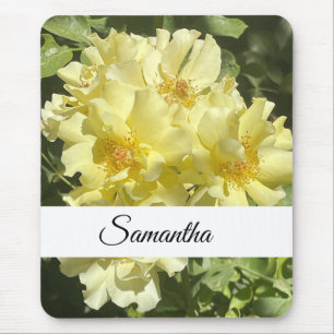 Gelbe botanische Blume Mousepad
