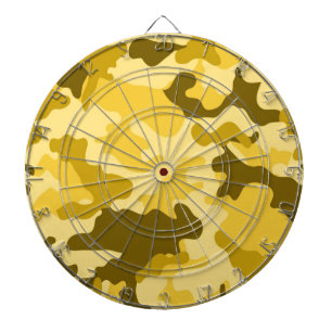 Gelbe Camouflage Dartboard Dartscheibe