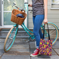 GELBE CAMOUFLAGE PATTER TOTE BAG