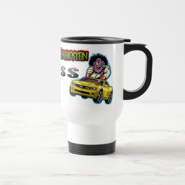Gelbe Chevy Camaro SS Pendler-Tasse Reisebecher (Rechts)