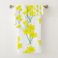 Gelbe Daffodien Frühlingsblumen Blumenstrauß