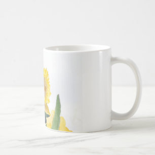 Gelbe Daffodien Kaffeetasse