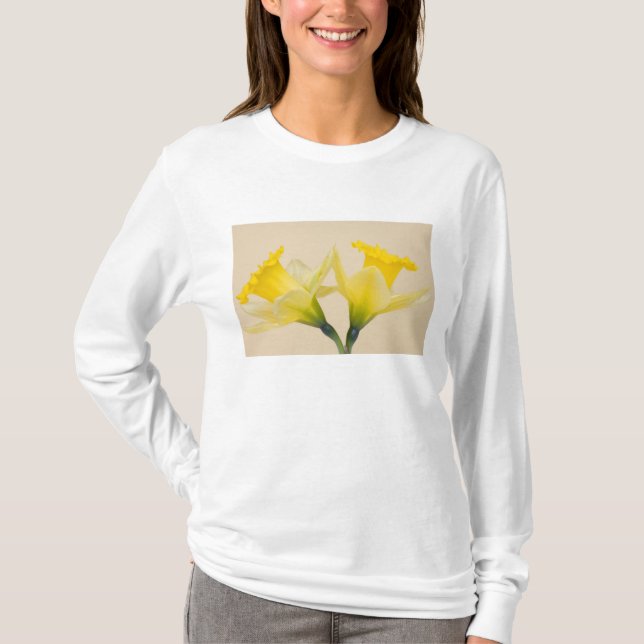 Gelbe Daffodien T-Shirt (Vorderseite)