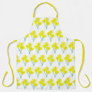 Gelbe Daffodin Frühlingsbrunch Blume Blumenstrauß Schürze