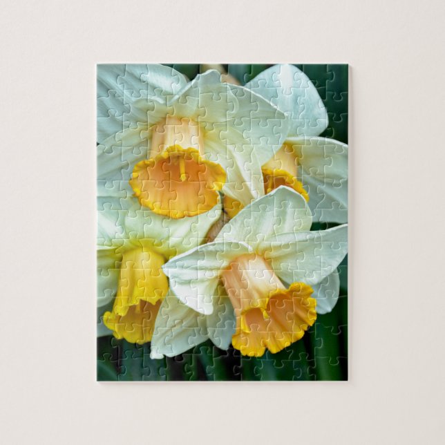 Gelbe Daffodische Blume Puzzle (Vertikal)