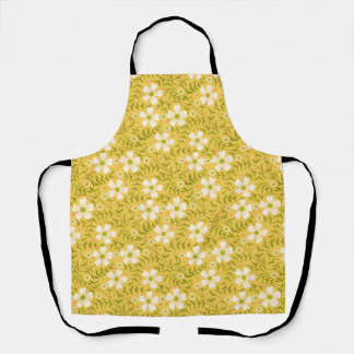 Gelbe Daisy-Küche für ihre Daisy-Tage Floral Schürze