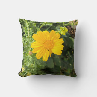 Gelbe Daisy-Natur-Kissen-Kunst Kissen
