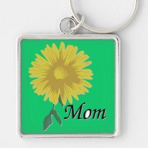 Gelbe Daisy - Schlüsselanhänger