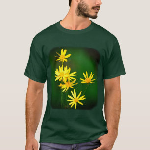 Gelbe Daisy-Wildblumen Blumennatur T-Shirt