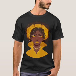 gelbe Dame T-Shirt