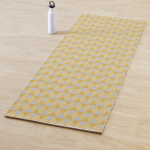 Gelbe Diamanten Yogamatte