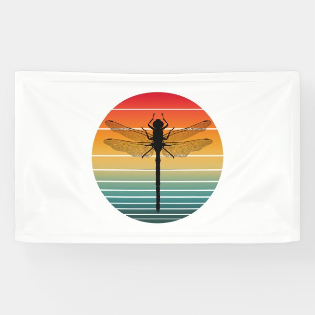 Gelbe Drachenfliege Banner (Horizontal)