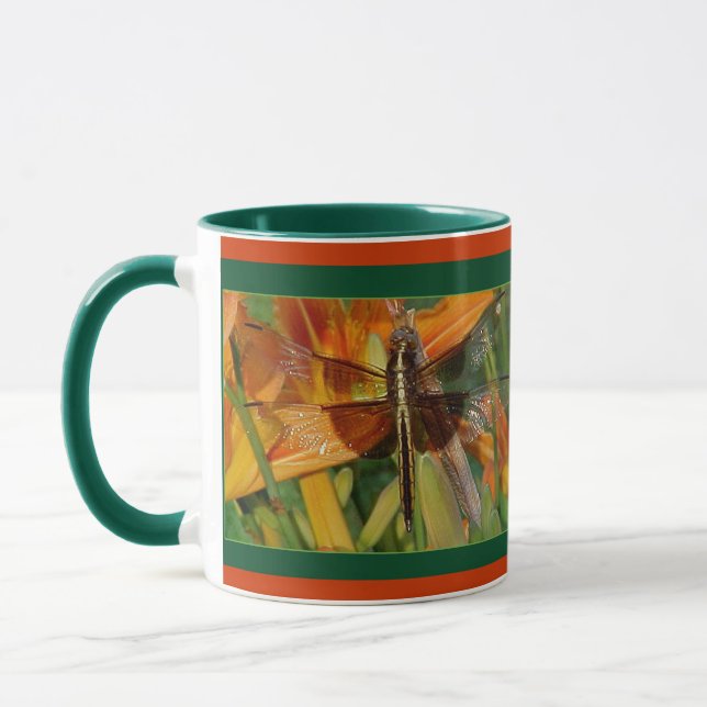 Gelbe Dragonfly-Tasse Tasse (Links)