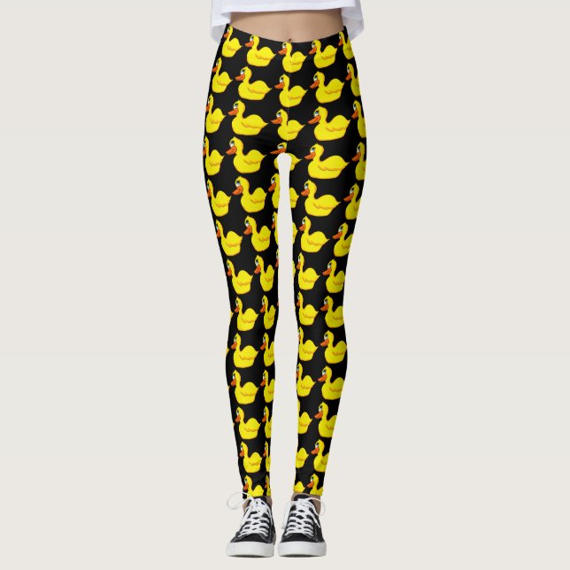 Gelbe Ente Frauen Leggings (Vorderseite)