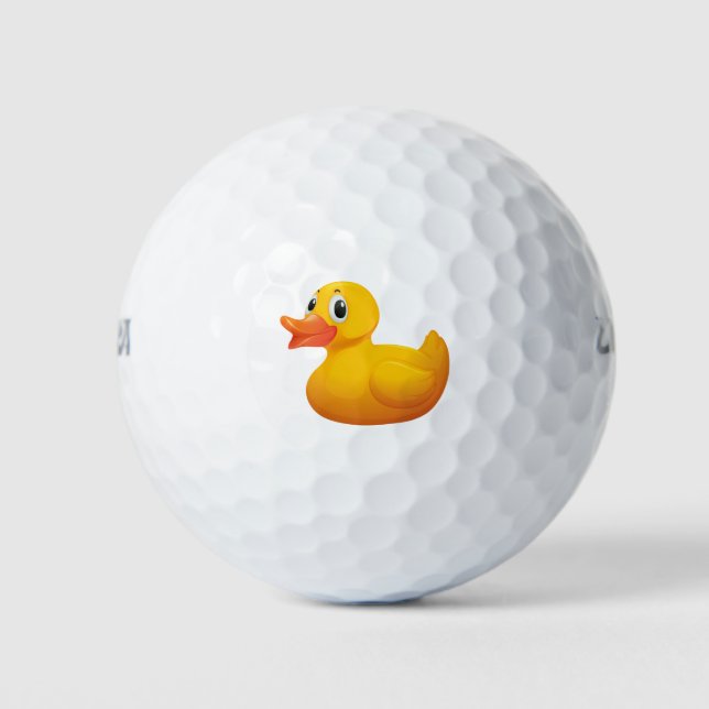 Gelbe Ente Golfball (Vorderseite)