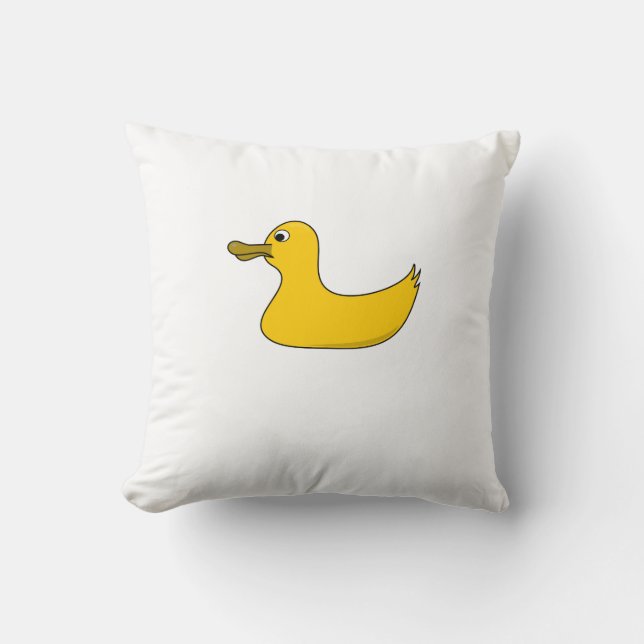 Gelbe Ente Kissen (Vorderseite)