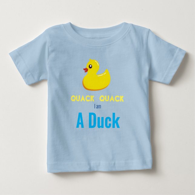 Gelbe Ente - Quaken-Quaken Baby T-shirt (Vorderseite)