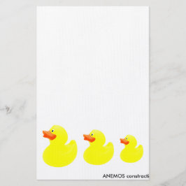 gelbe Enten Briefpapier