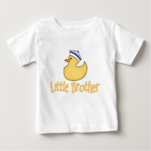 Gelbe Enten-kleiner Bruder Baby T-shirt