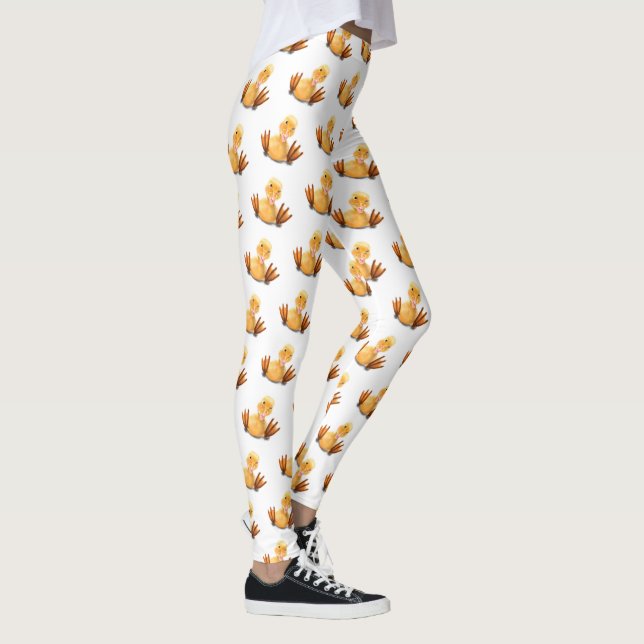 Gelbe Enten Leggings (Rechts)